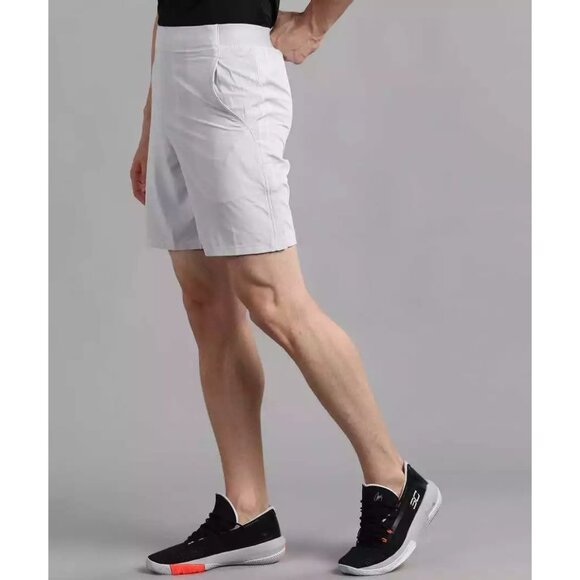 Under Armour Men's UA Vanish Snap Sports Shorts Solid Grey Size M - Picture 5 of 11